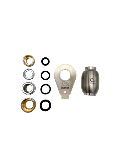 Flexi Set aufgelegt ausgeschnitten GRANDER® - Flexi Vandvitaliseringsenhed